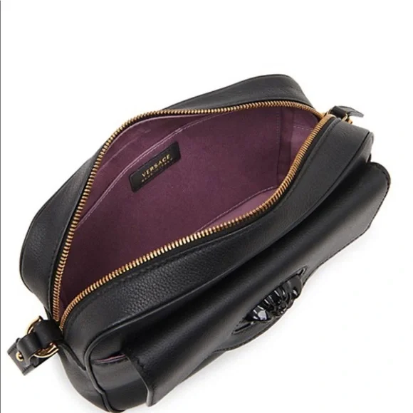 New Versace La Medusa Leather Camera Bag - Baby Pink - Picture 7 of 8